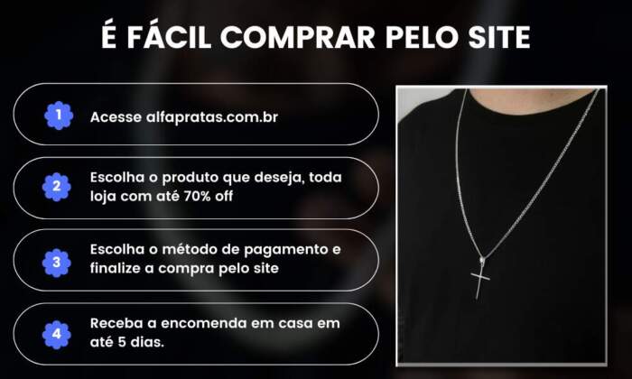 Pelo site é fácil comprar